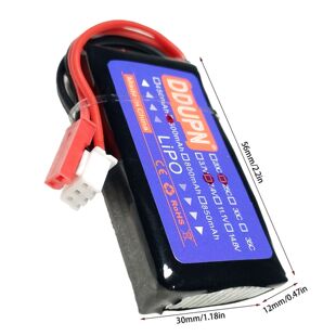 7.4V2S 500mAh 25C锂电池JST插头遥控模型飞机无人机直升机玩具车