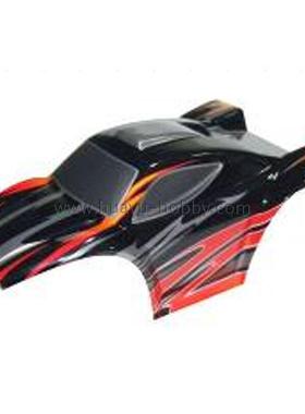 haiboxing海博星1/24配件24210遥控模型BAJA车壳黑红色2078原厂件