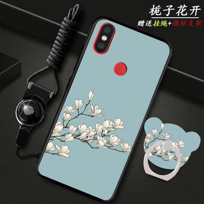 5.88寸小米8Se手机壳mi8se硅胶套SE全网通ml8se全包mi8es挂绳支架