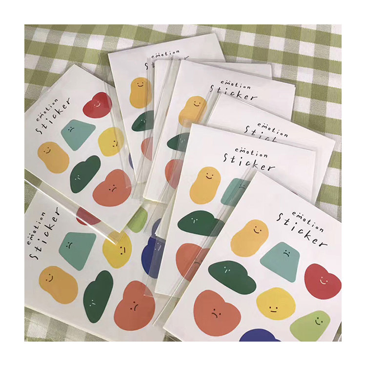 sticker | 韩国 ins 可爱异形 emoji表情彩色贴纸 自用品 推荐