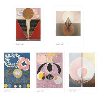 瑞典美术馆Hilma af Klint 抽象装饰画海报进口艺术纸 画芯 海报
