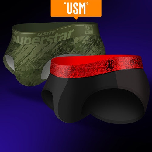 USM性感男三角裤买3送1送同款