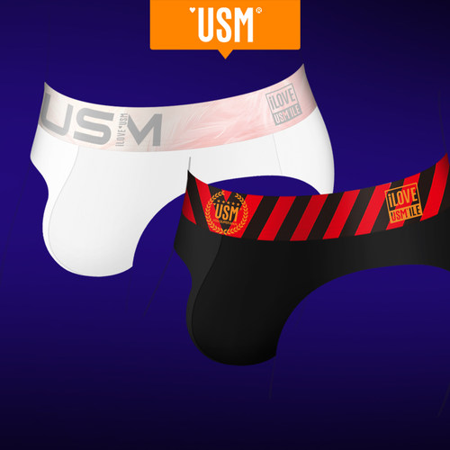 USM新品高端男三角裤买3送1