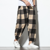 风夏季新款薄款透气棉麻休闲哈伦裤灯笼裤九分裤MK868-P40，男装休闲裤，四季星座220-1