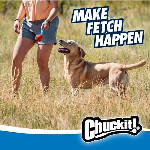 Chuckit拉绳球 狗玩具橡胶球 互动拔河游戏