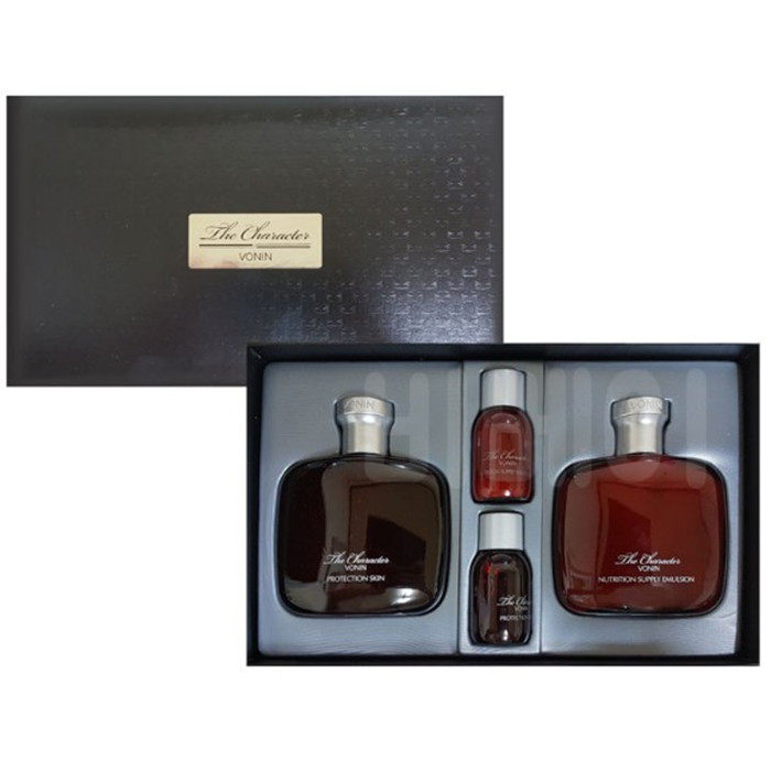 包邮韩国正品LG蝶妆 博尼VONIN SPIRIT男士化妆品2件套装礼盒