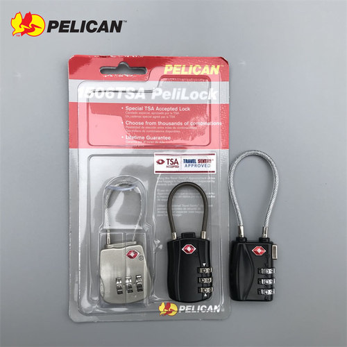 原装Pelican美国TSA密码锁海关锁