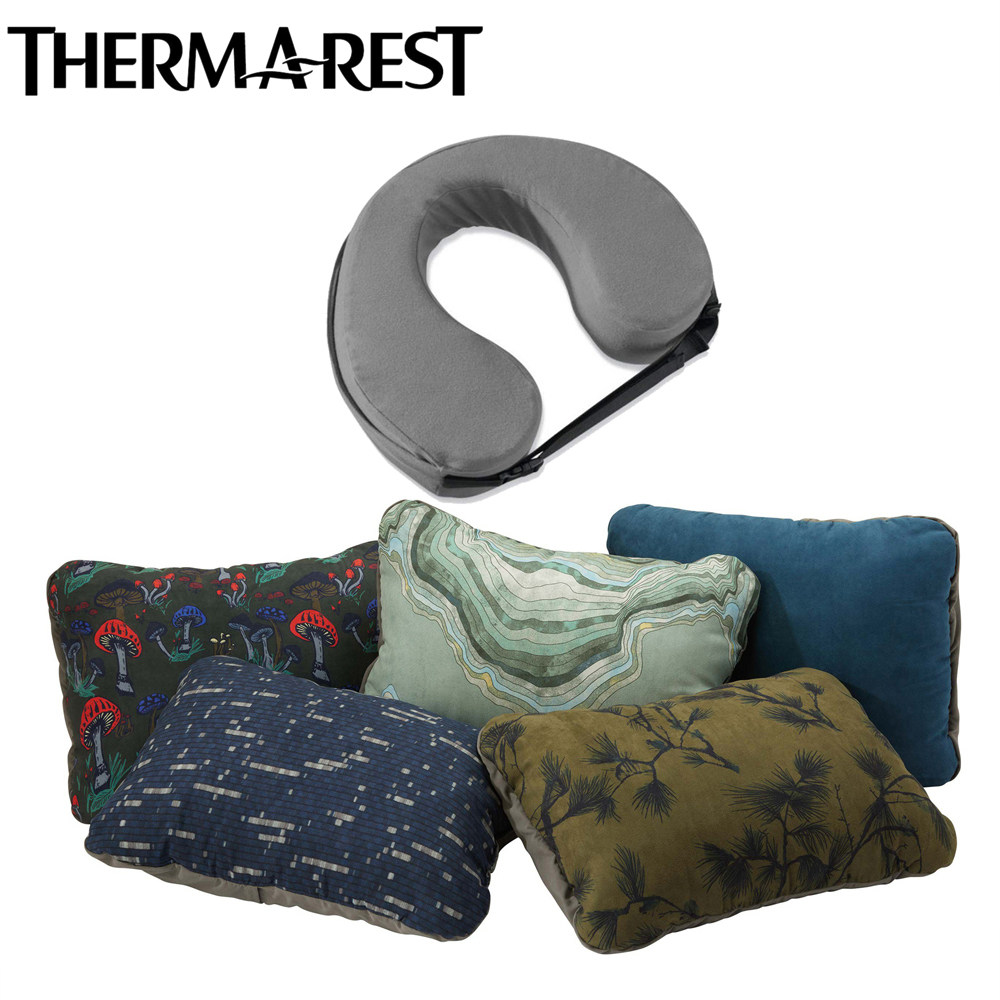 6折25新款美国Therm-a-Rest户外压缩枕头TAR旅行登山U型颈枕