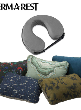 6折25新款美国Therm-a-Rest户外压缩枕头TAR旅行登山U型颈枕