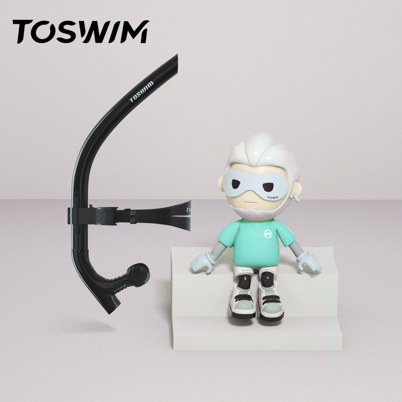 TOSWIM游泳呼吸管自由泳训练专用