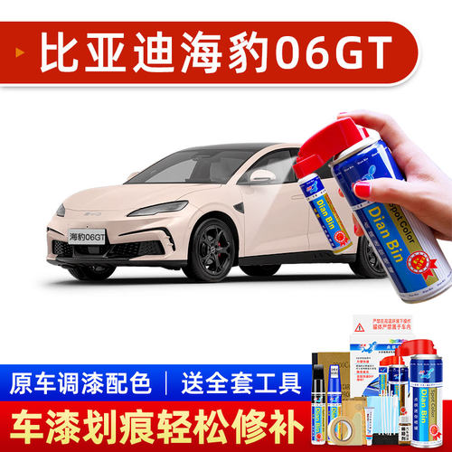 比亚迪海豹06gt汽车油漆刮蹭修补