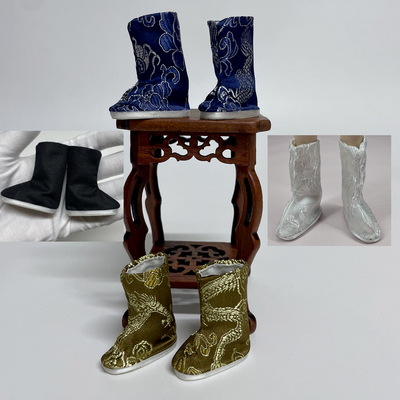 特六阿已宇哥古风男娃鞋古装长靴