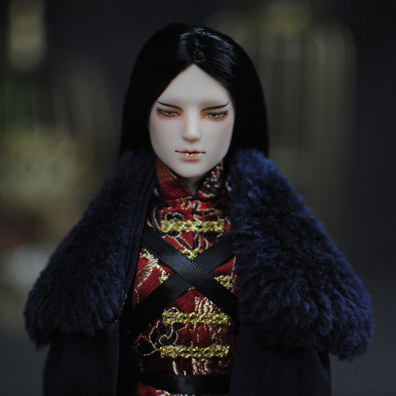 女孩玩具心怡娃娃6分doll男朋友宇哥改妆头王子男娃玩偶 画眼头雕