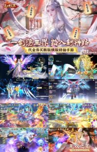 《无双之王》之弑魔斩仙代金买断服 一款大型竞技冒险类角色扮演