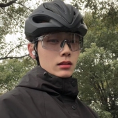 感光变色户外日夜两用自行车骑行防护眼镜防紫外线防风沙跑步墨镜