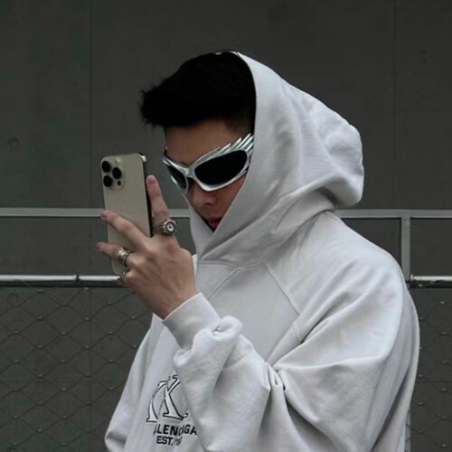 炸街锯齿刺猬型夸张骑行墨镜男女
