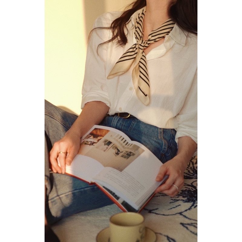 junjun基础款法式白衬衫 柔软棉质 经典实穿