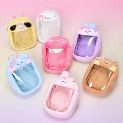 韩国代BTS防弹少年团BT21蝴蝶结珍珠系列玩偶娃包挂件挂饰