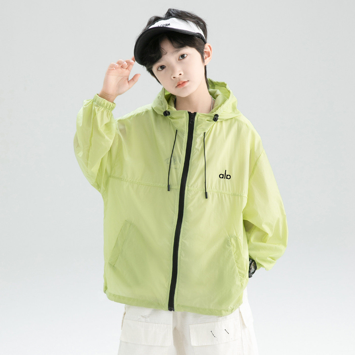 Jkids韩国男童防晒衣夏季2026新款儿童夏装防晒服中大童薄款外套