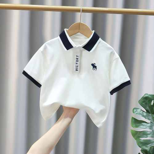 法国slpki男童短袖POLO