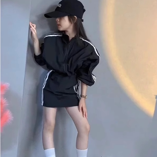 長袖 法國Uamtor女童2025夏季 新款 防曬服套裝 外套防曬衣兩件套 薄款