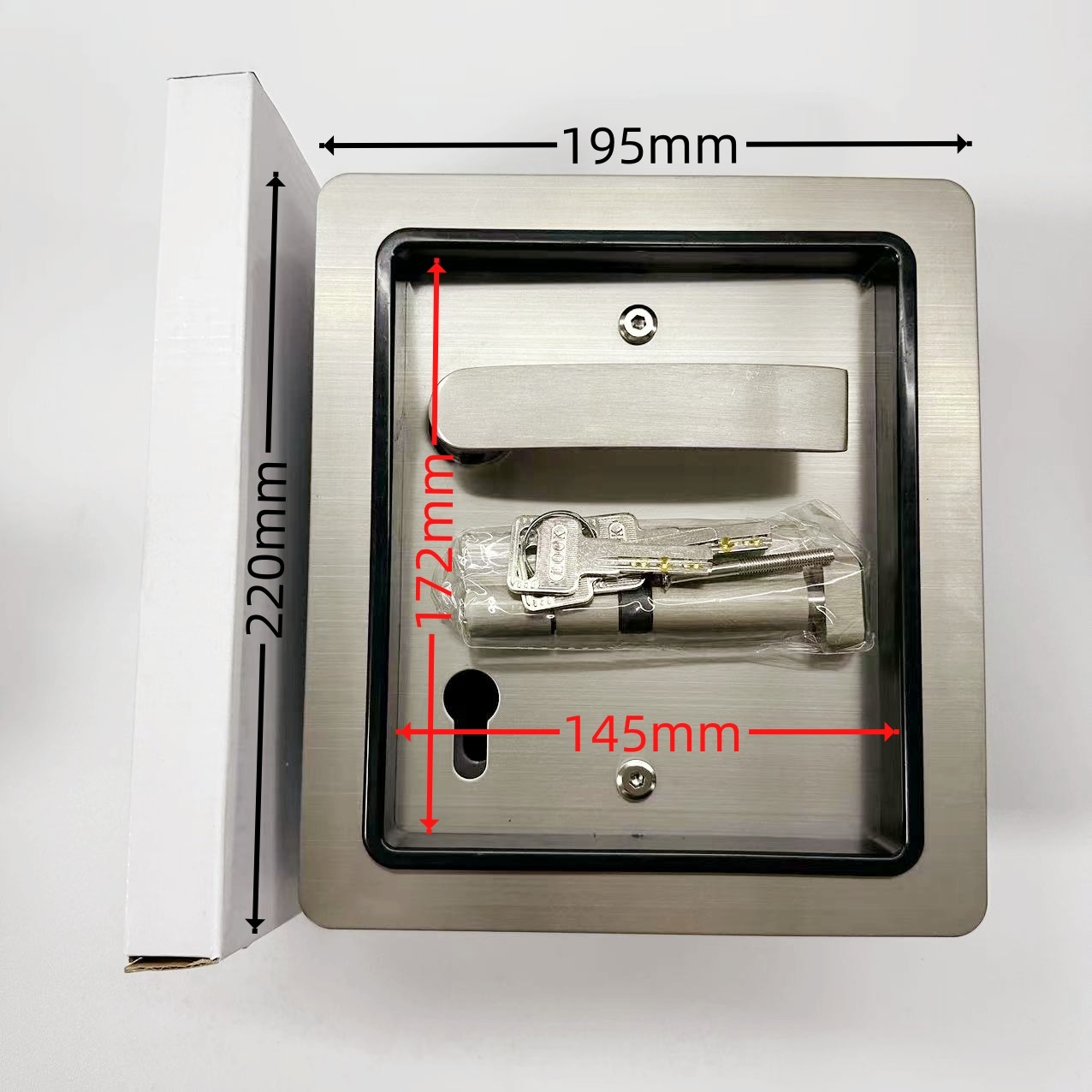 活动隔断移门屏风 门中门配件 新款通用型锁盘 表面304拉丝不锈钢,基础建材,机械门锁,淘宝优惠券,粉丝福利购,淘宝优惠卷
