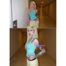 eihey诶嘿26夏季韩系减龄爱心小猫印花修身背心多巴胺穿搭吊带女