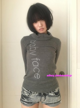 eihey诶嘿秋冬基础高龄烫钻打底衫女内搭外穿显瘦长袖上T恤衣女