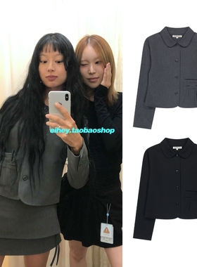 eihey诶嘿newjeans同款小众2026新款复古日系校园风西服外套上衣