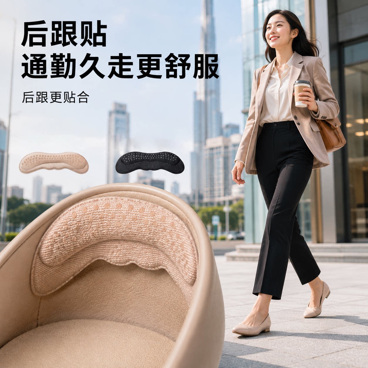 后跟贴防磨脚大改小高跟鞋神器