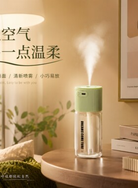 迷你USB空气加湿器家用卧室办公桌面净化空气雾化补水车载喷雾器