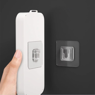 子母扣强力贴插排固定器排插座墙上无痕粘胶卡扣免打孔挂钩置物架