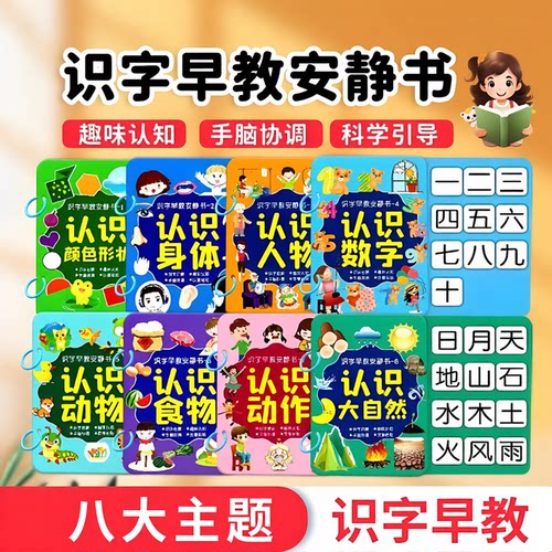 识字书幼儿童认字启蒙早教