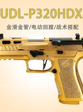 UDL p320HD有道理新款X5金滑版竞技电手wargame模型玩具枪发射器