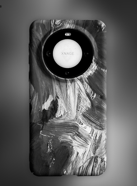 复古抽象油画华为mate60pro+手机壳适用MATE70PRO磨砂硬壳mate50e肤感全包超薄新款mate80promax原创创意高级