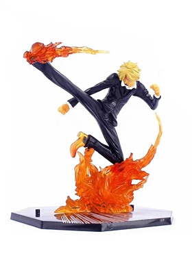 Hot One Piece 10cm Anime Figure GK Roronoa Zoro Three-blade