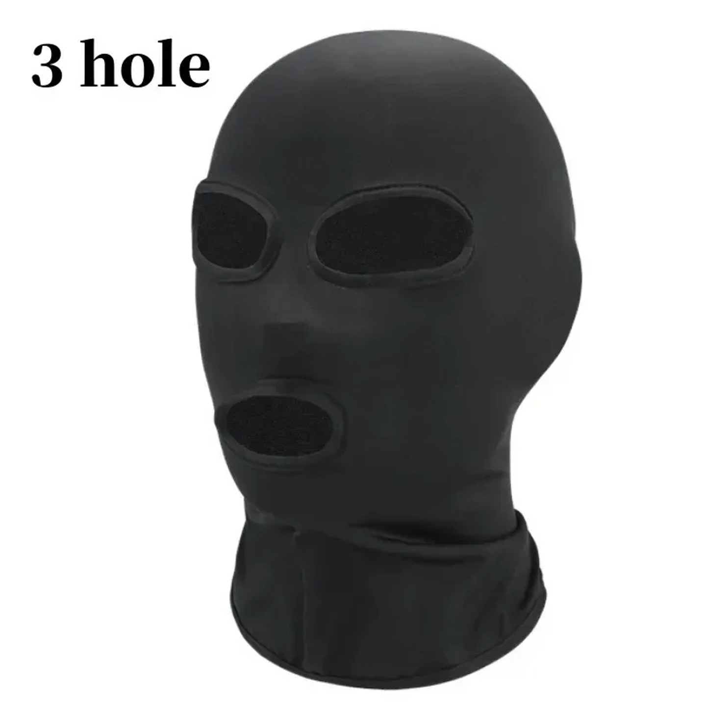 Black Full Face No Hole Cover Hat Women Men Army Tactical C