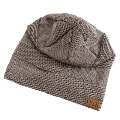 New Unisex Slouchy Winter Hats Add Fur Lined Men And Women