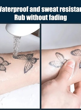 30pcs Semi Permanent Cartoon Herbal Tattoo Stickers For Wom