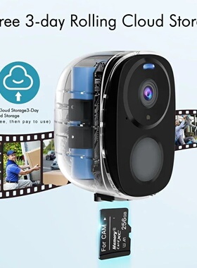 Security Cameras Wireless Outdoor 2K Battery Powered WiFi C