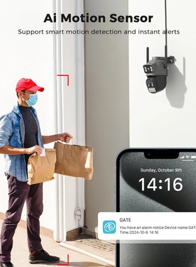 BESDER 15MP Wifi Camera Outdoor Dual Screen 10X Digital Zoo