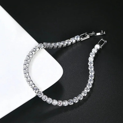 Tennis Bracelet Iced Out Chain Bracelets For Women Men Silv