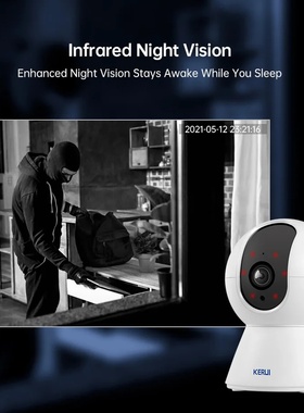 KERUI Mini Indoor Wireless 5MP Tuya Smart WiFi IP Camera Ho