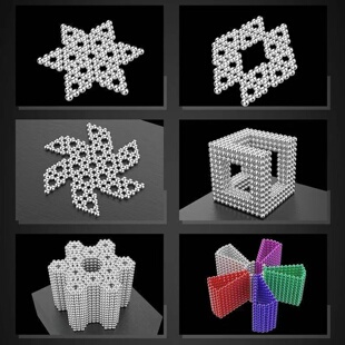 5mm 216Pcs Colorful Magnet Ball Beads Strong Magnetic Hook