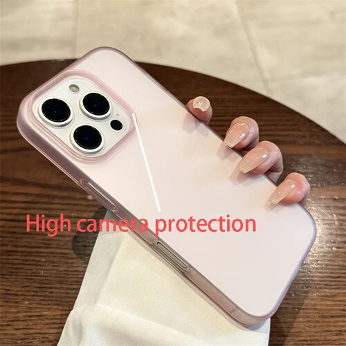 Soft Matte Candy Transparent Phone Case For iPhone 17 16 15
