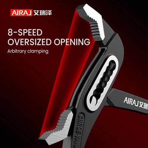 AIRAJ 8/10/12 Inch Multifunctional Adhesive Pump Pliers, Qu