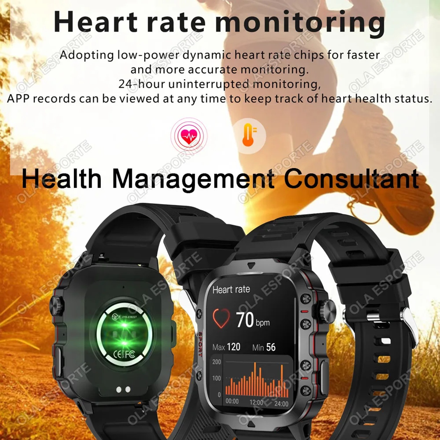 2025 New Military Smart Watch Men IP68 5ATM Outdoor Sports