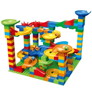 Children's slide small block block assembly particles DIY e