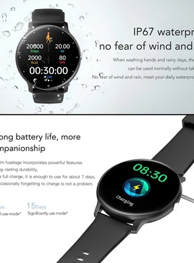 New Smart Watch Men Sports Fitness Watch Heart Rate Full To