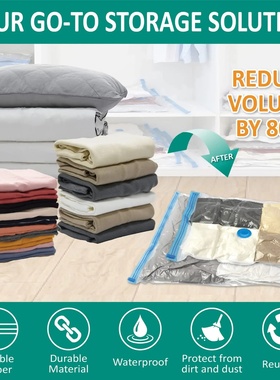 Vacuum Storage Bags, Space Saver Bags Compression for Comfo